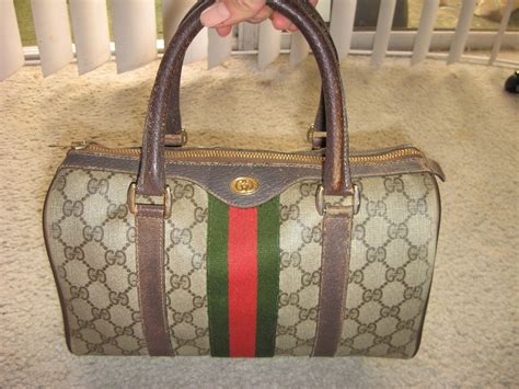 how to tell if a vintage gucci purse is real|authentic vintage gucci purses.